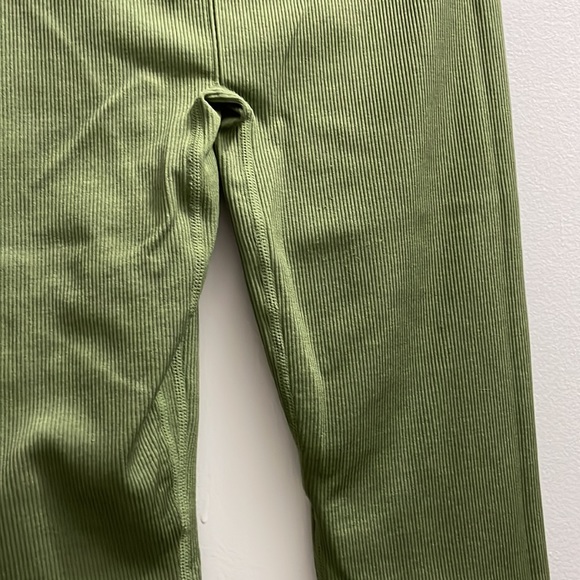 Jcrew sculpt stretch high rise ribbed leggings in general surplus - Picture 7 of 7